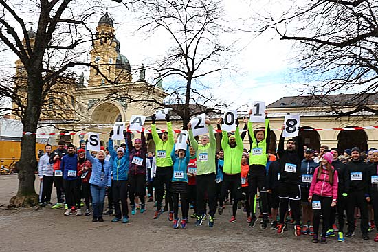 Start Neujahrslauf 2018 (Foto: Martin Schmitz)